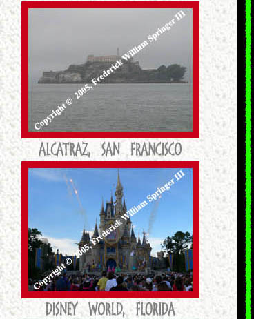 Alcatraz, San Francisco, Disney World, Florida