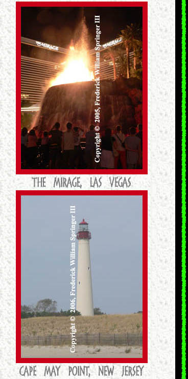 The Mirage, Las Vegas, Cape May Point, New Jersey