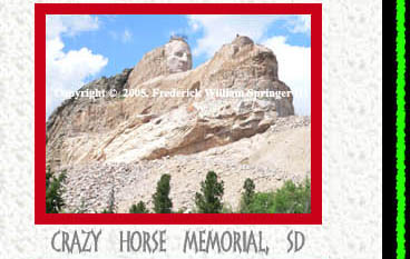 Crazy Horse Memorial, SD