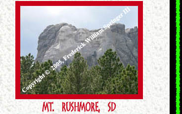 Mt. Rushmore, SD