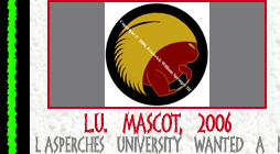 L.U. Mascot, 2006.  L'asperches University wanted a new look for their fierce porcupine.